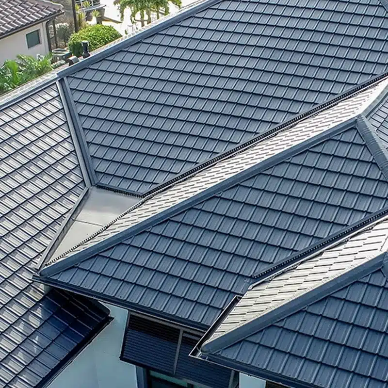 house with black Worthouse roof