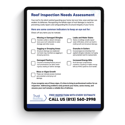 Free Roof Inspection Needs Assessment 2026